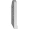 Ekena Millwork Arch Top Surface Mount PVC Gable Vent w/ 2"W x 2"P Brickmould Sill Frame, 16"W x 42"H GVPAR16X4203SN - alternate 2